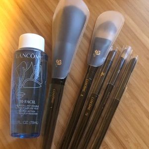 Lancome brush Set AND Eye Makeup Remover